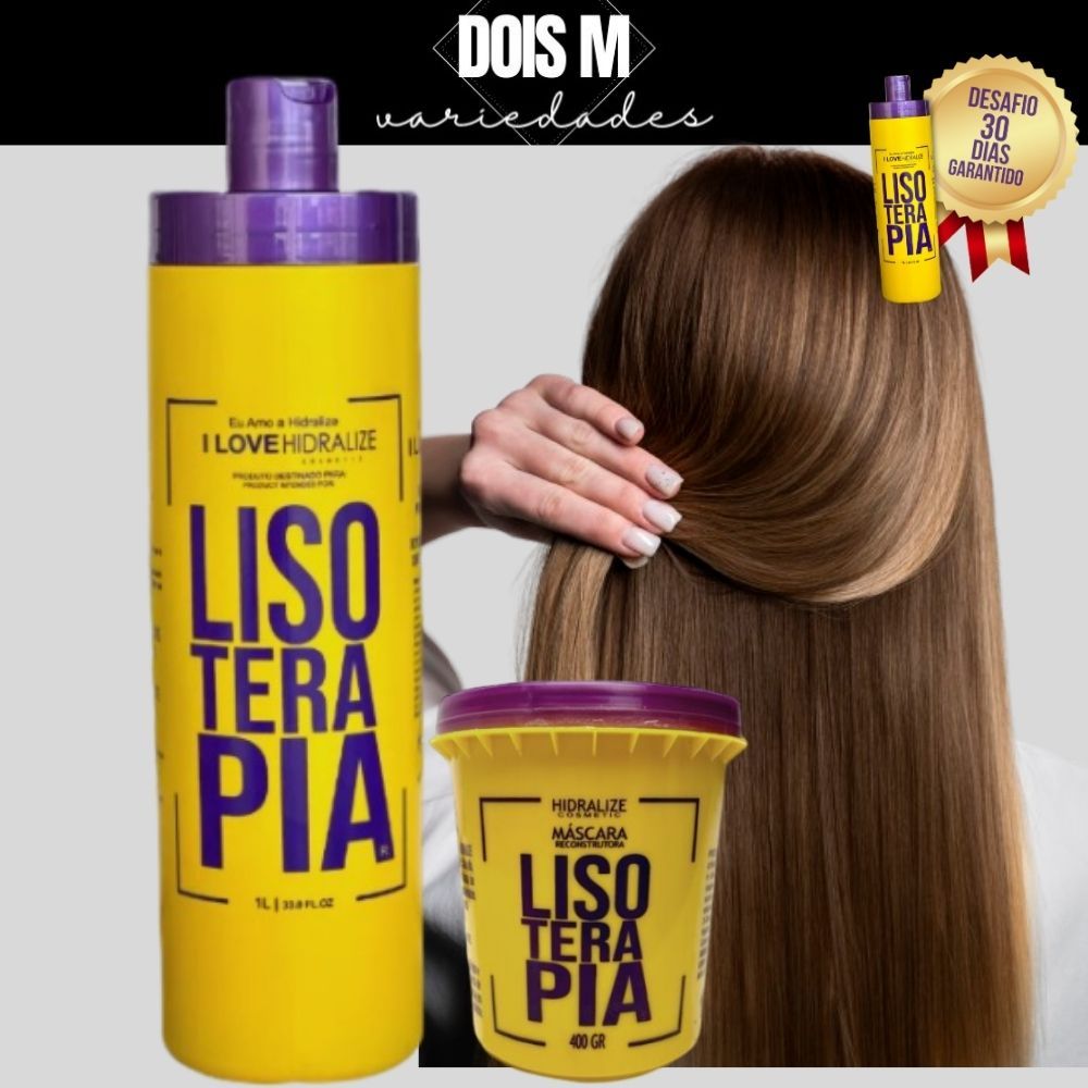 Kit Progressiva Organica Sem Formol Mascara Reconstrutora Hidratação Capilar Lisoterapia