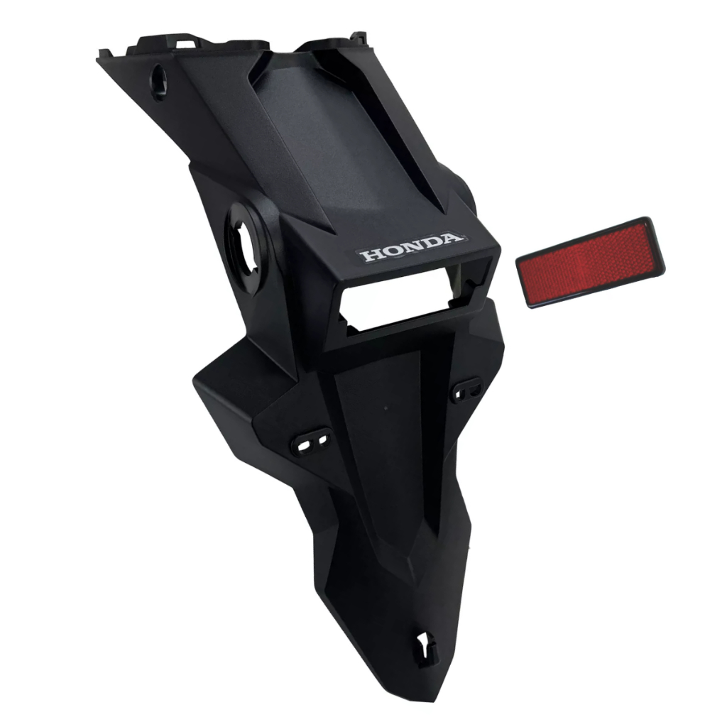 paralama traseiro suporte de placa + refletor cb 250 twister 2016 a 2022