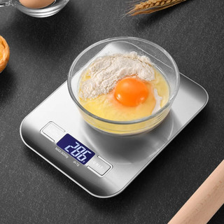 Balança Digital de Cozinha Inox alta precisão com Visor digital de ate 10Kg