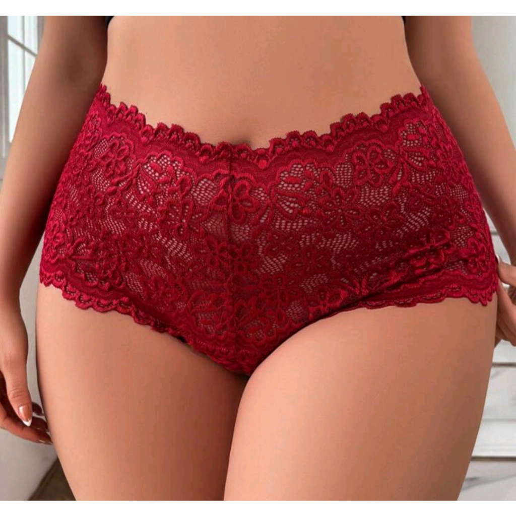 kit 05 Calcinha Caleçon PLUS SIZE Shortinho de Renda Sexy lingerie em Oferta na Shopee
