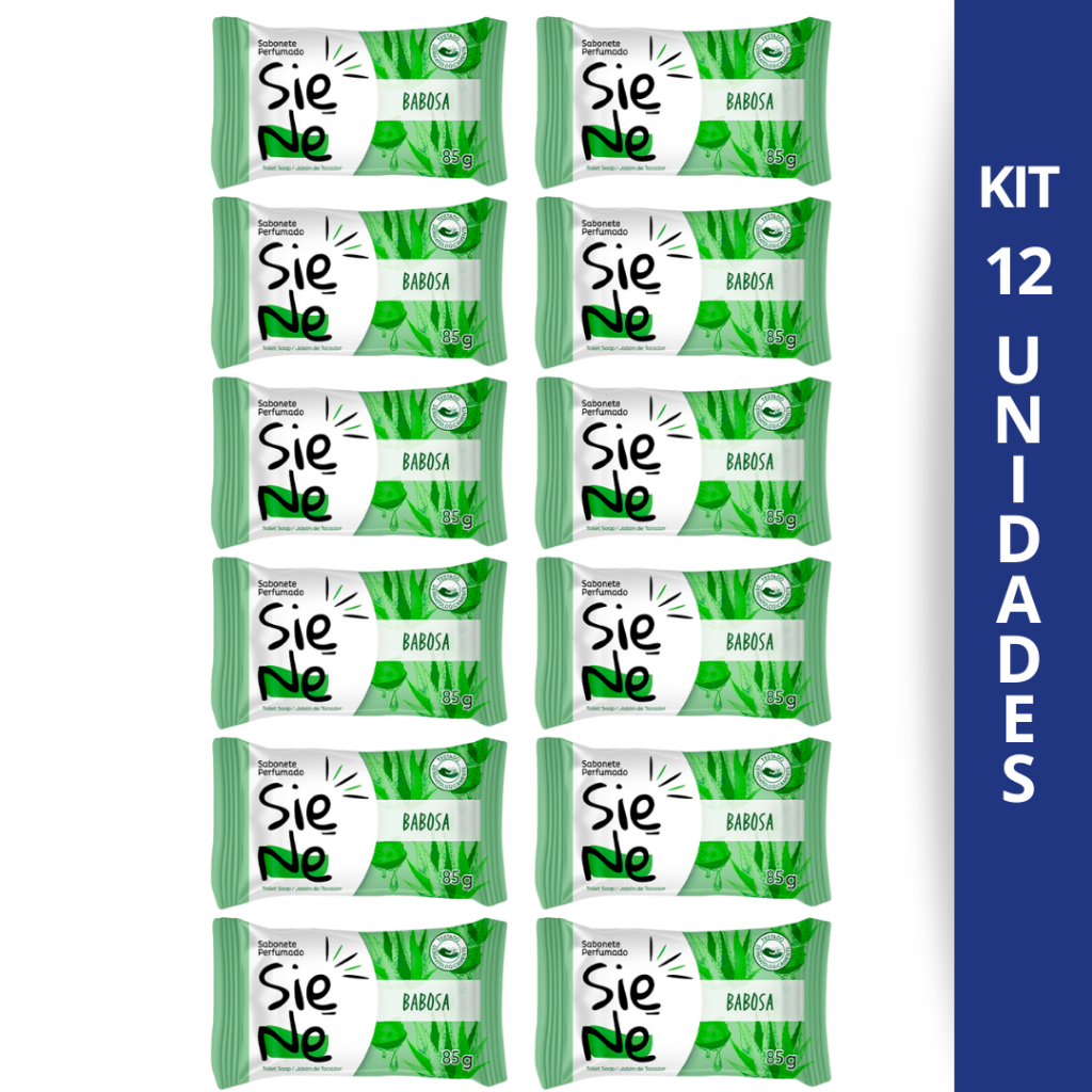 Kit Siene Sabonete em Barra 85g - Kit Com 12 Unidades
