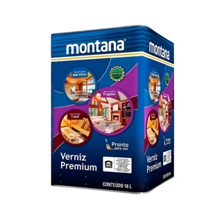 Verniz Marítimo Premium Brilhante Natural 18 L Montana em Oferta na Shopee