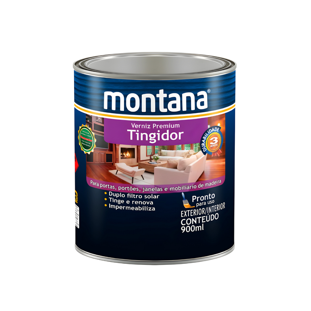 Verniz Tingidor Brilhante 900 Ml Montana em Oferta na Shopee