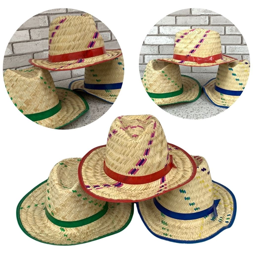 30 Chapéu de Palha Desfiado Festa Junina São João Decoração Chapeu Desfiado De Palha Festa Junina em Oferta na Shopee