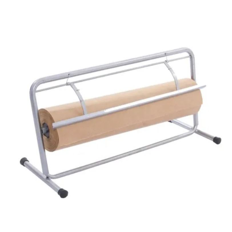 Suporte Bobina 60Cm Papel Kraft Mesa Balcão  Bancada Embalagem Presente
