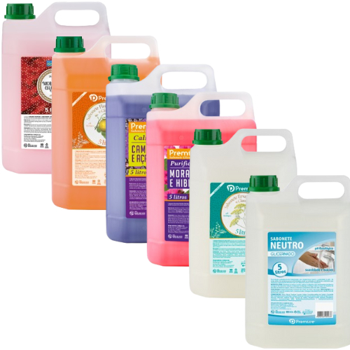 Sabonete Líquido Premisse 5L Perfumado Biodegradável Galão Qualidade Multiuso Limpeza Imperdível
