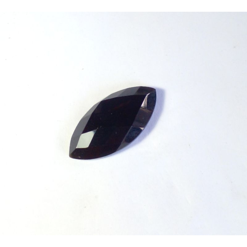 Artesanato Lapidação Natural, Gema de Quartzo Black Navete , Pedra Natural de Quartzo Black Facetado