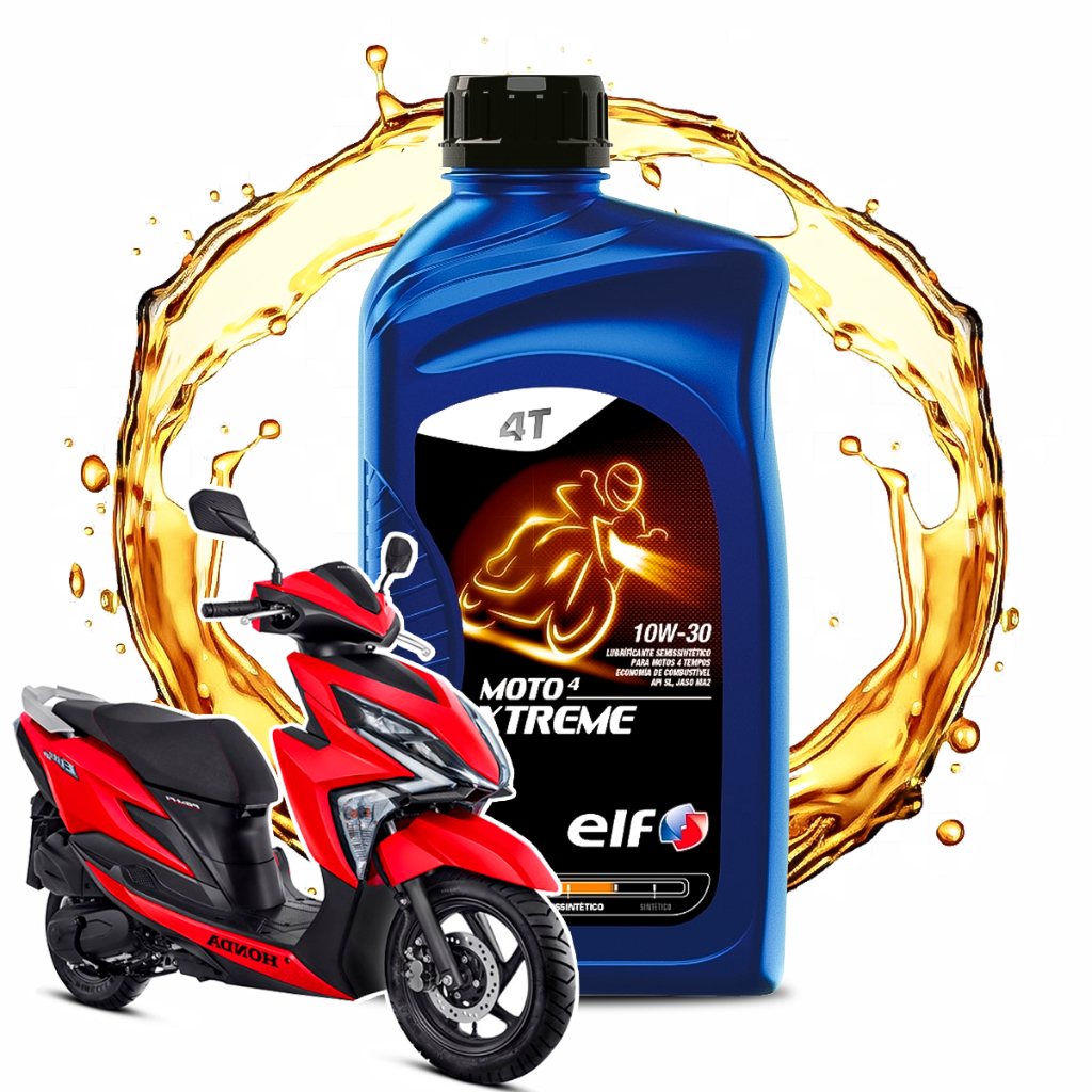 Óleo Para Honda Elite 125 Elf Semissintético 10w-30 Xtreme em Oferta na Shopee