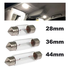 Par Lampada Torpedo C5w Pequena Media Grande Luz Teto Placa Unitário