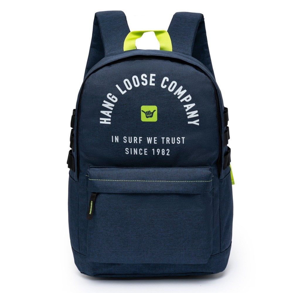 Mochila Hang Loose Masculina Espaçosa Material Resistente Escolar Passeio