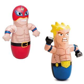 Boneco Inflável João Bobo Lutador Mascarado Boxeador Intex em Oferta na Shopee