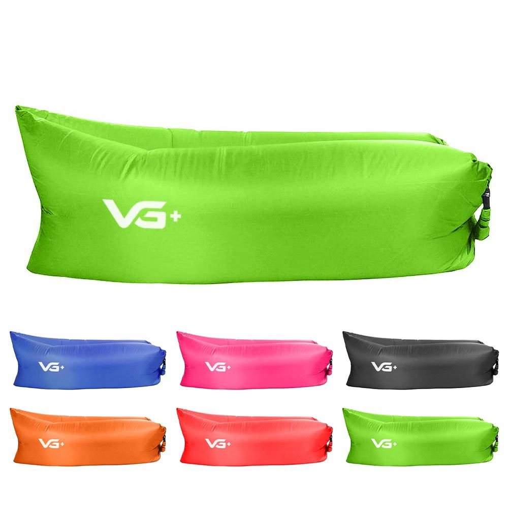 Sofá de Ar Inflável Camping Confortável Saco de Dormir VG+