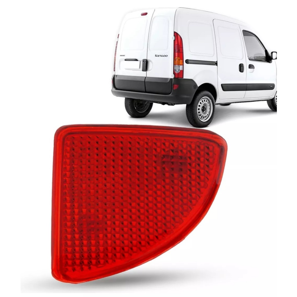 Refletor Lanterna Parachoque Traseiro Renault Kangoo Direito Olho de Gato