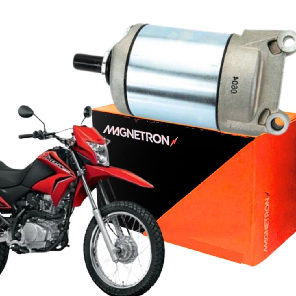 Motor Partida Arranque Honda Cg Titan Fan Xlr Nxr Bros 125 150 Cbx Nx Xr 150 200 Original Magnetron