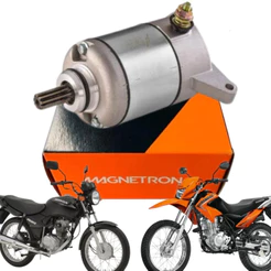 Motor Partida Arranque Honda Cg Titan Fan 125 150 Nxr Bros 125 150 2004 a 2015 Original Magnetron