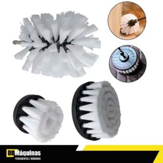 Kit 3 escovas macias de limpeza para furadeira e parafusadeira- Sigma em Oferta na Shopee