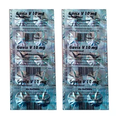 Kit 2 un. Gaviz V Omeprazol 10mg Cartela com 10 comprimidos