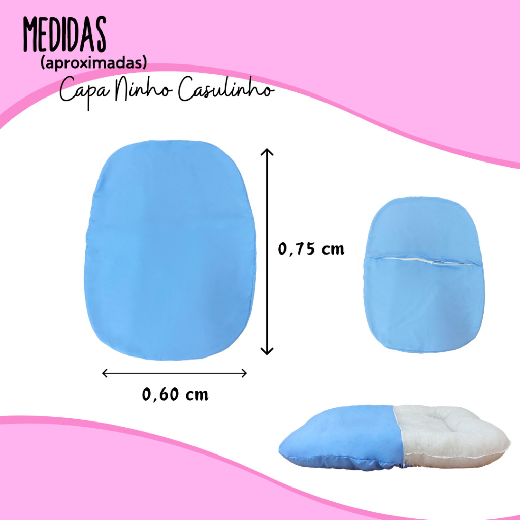 CAPA para Ninho Redutor Casulinho Macio e Confortável - Várias Cores em Oferta na Shopee