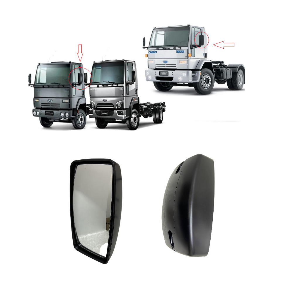 Espelho Retrovisor Caminhão Ford Cargo Convexo 815 816 915