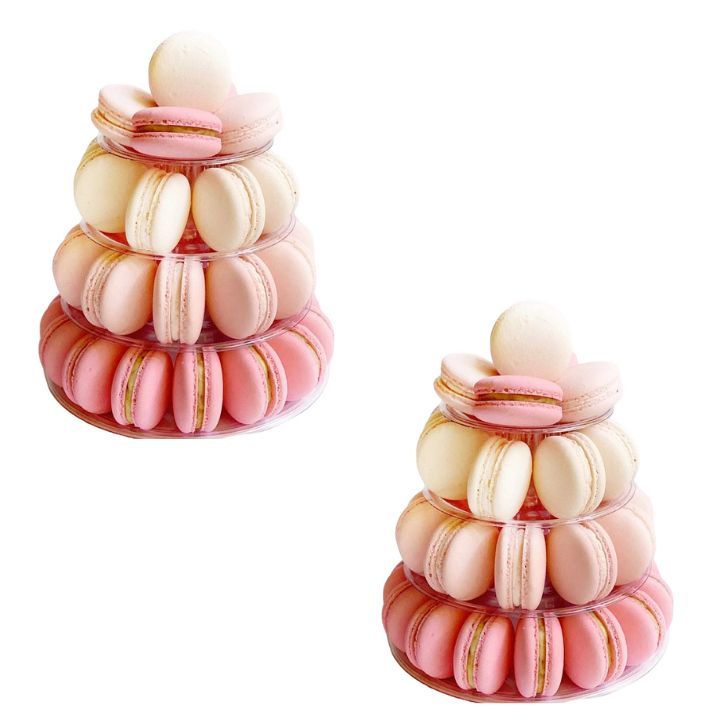 KIT 2 Torres para Macarons 4 pisos Eventos Festas Decorações TM04C em Oferta na Shopee