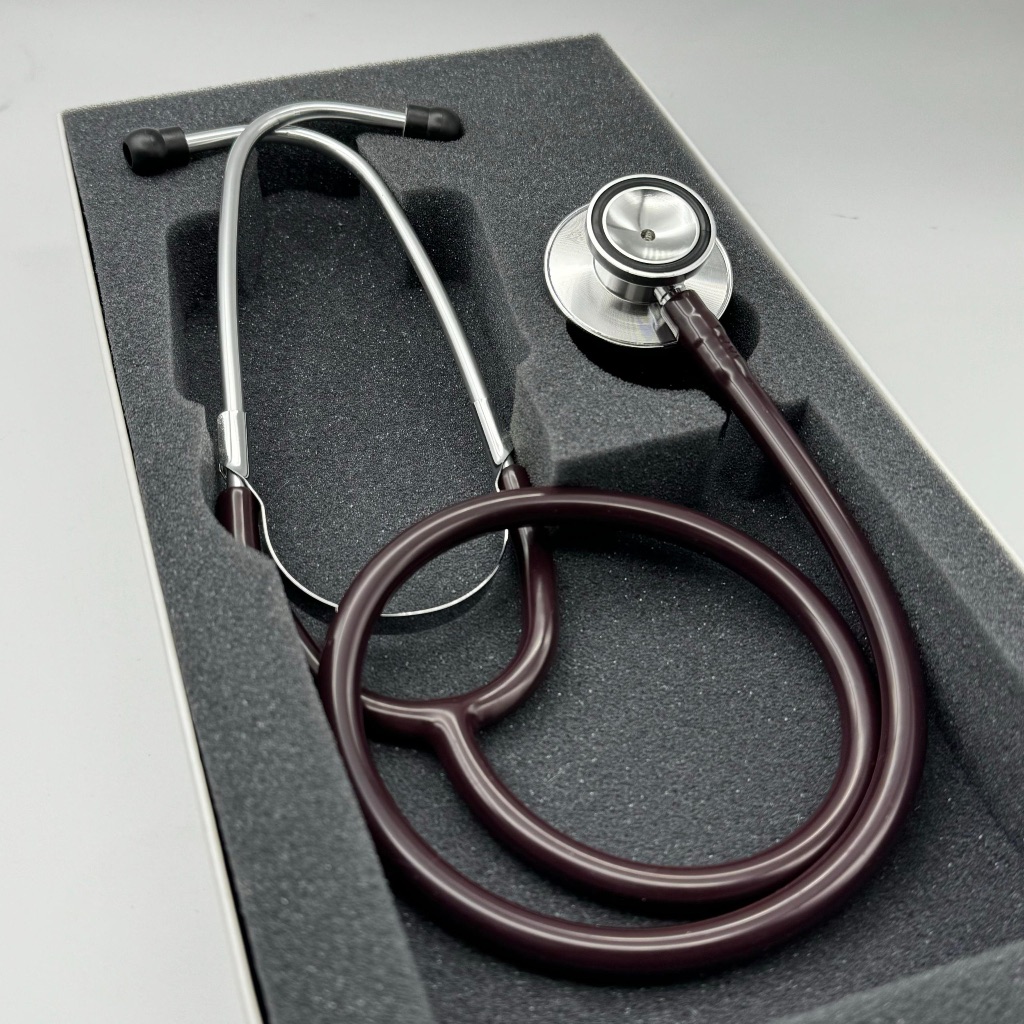 Estetoscópio P.A Med Vinho Duplo Adulto e Infantil Enfermagem Estudante Excelente Ausculta em Oferta na Shopee