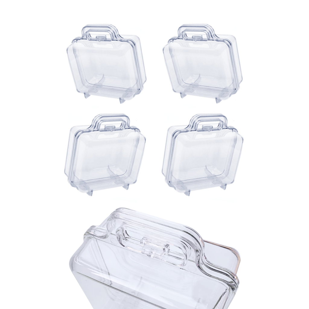 Kit 50 Maleta Maletinha Acrilica Cristal Lembrancinha Para Kit Festa Aniversario Prenda Quermesse em Oferta na Shopee