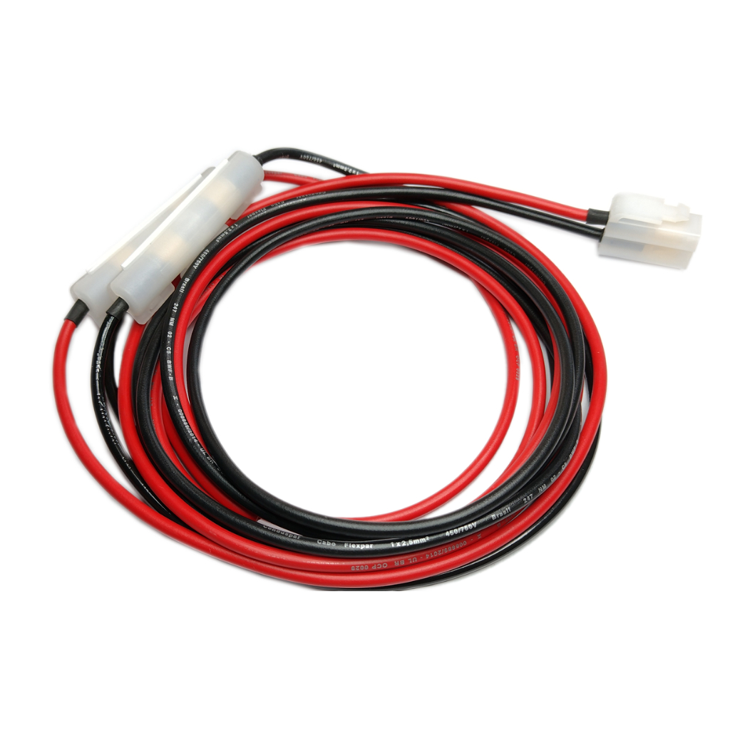Cabo De Força Dc Alimentação T2 Para Rádio Yaesu Ft-1900 Icom Ic-2200 Vertex Vx-2200