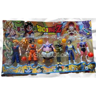 Kit Com 6 Bonecos Dragon Ball Z Goku Frezza Vegeta Majin Boo Gohan Piccolo Cell Bills Brinquedo Infantil Sayajin Articul em Oferta na Shopee