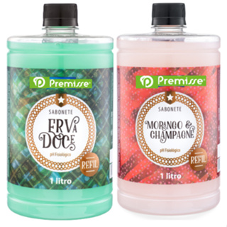 Sabonete Líquido 1Litro para Mãos, Corpo e Rosto - Premisse em Oferta na Shopee