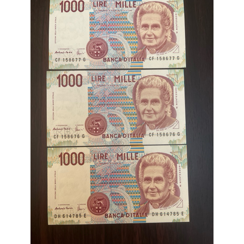Cédula Itália 🇮🇹 1.000 ₤ - Itália - Lira mbc B452