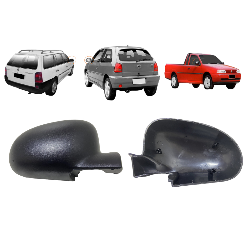 Capa Moldura Tampa Retrovisor Gol Parati Saveiro g2 Bola 95 96 97 98 1999