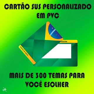 Cartão Sus Personalizado em PVC Diversos Temas em Oferta na Shopee
