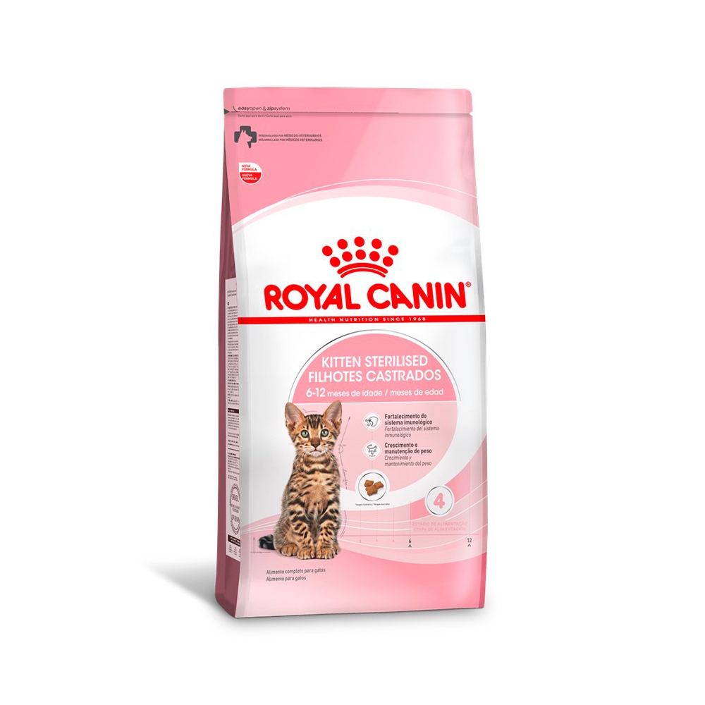 Ração Royal Canin Filhotes Castrados para Gatos Filhotes Castrados de 6 a 12 Meses - 400g