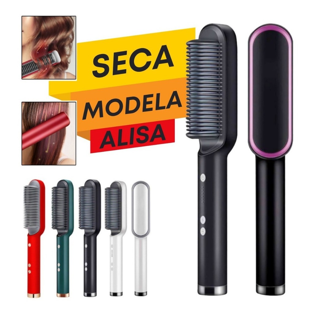 3 Em 1 Pente Anion Hair Escova Profissional Ânion Hair Basic Sleek Bivolt 110v/220v