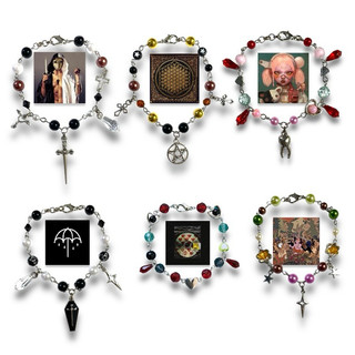 Pulseiras Inspirada em álbuns Bring me the horizon Aço Inox