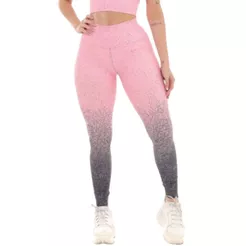 Calça Legging Feminina Degradê Cintura Alta Academia