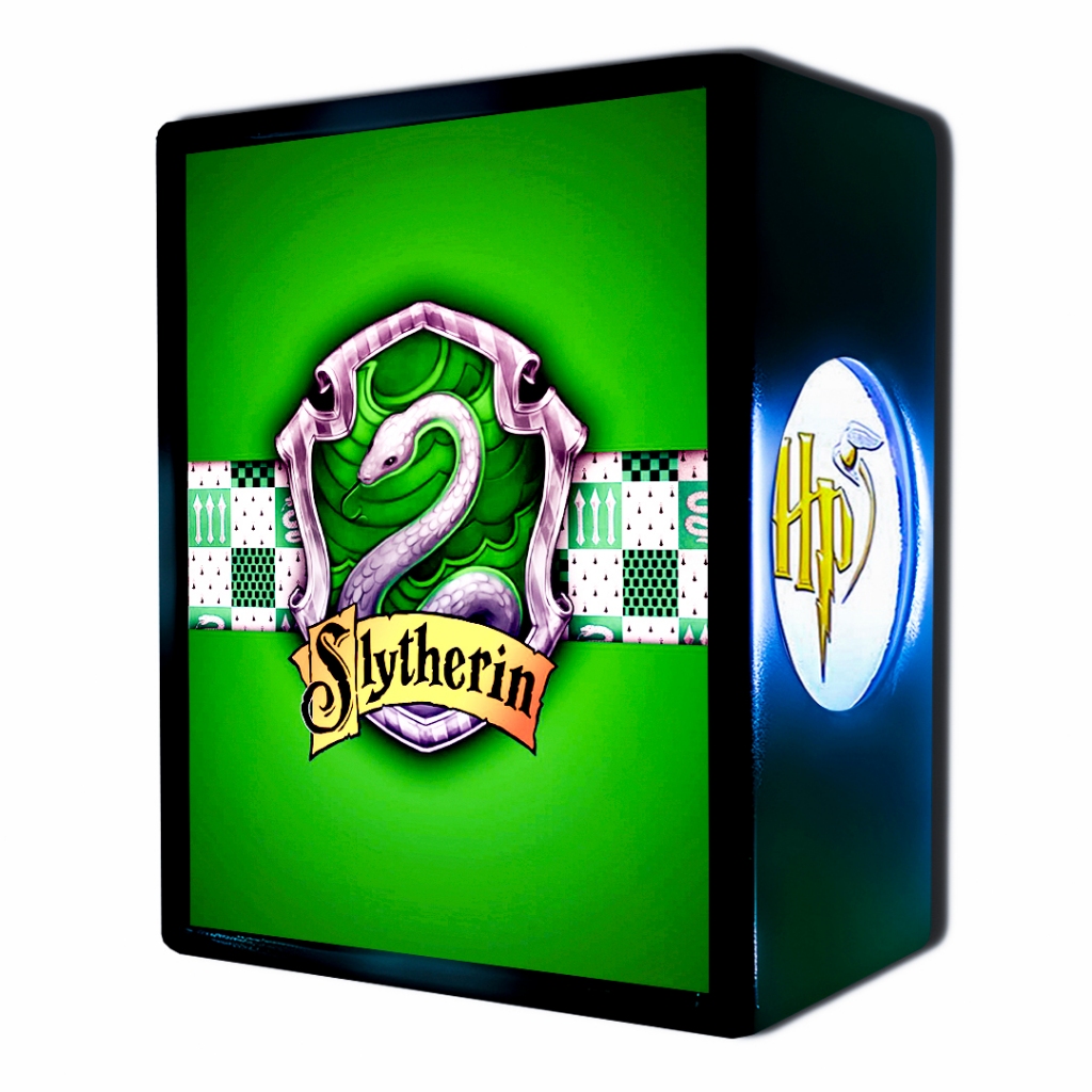 Luminária Abajur LED Harry Potter Sonserina Hogwarts - Decoração Geek