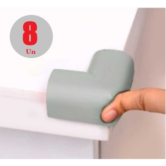 Kit 8 Protetores Grandes De Segurança Para Quina Espuma Para Crianças e Bebês - Envio Já!