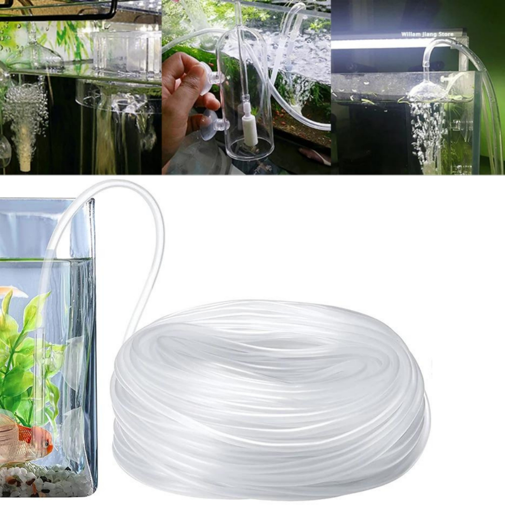 Mangueira de Silicone para Compressor de Ar para Aquario 4mm Interno e 6mm Externo