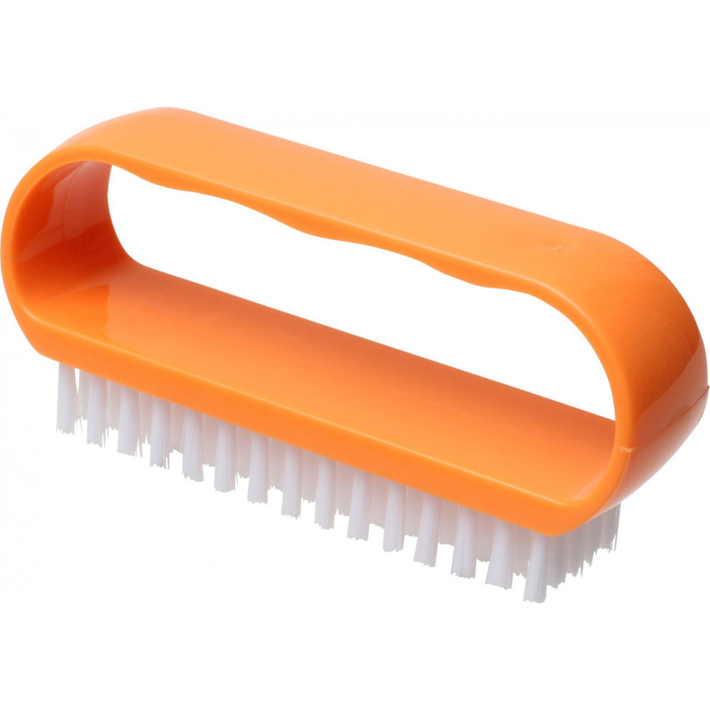 Escova de Unha Clipe Limpamania, 9,5x2,5x4,2 cm, Cerdas Macias e Duráveis