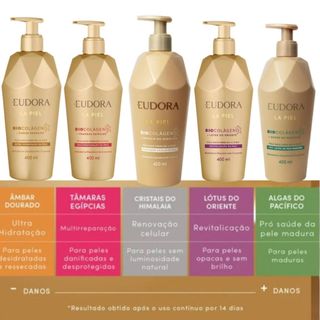 Eudora Hidratante Desodorante Corporal La Piel 400ml - Á ESCOLHER