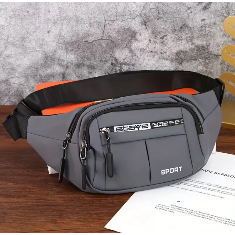 Bolsa Pochete Masculina Esportiva Casual Transversal de Ombro Motoboy
