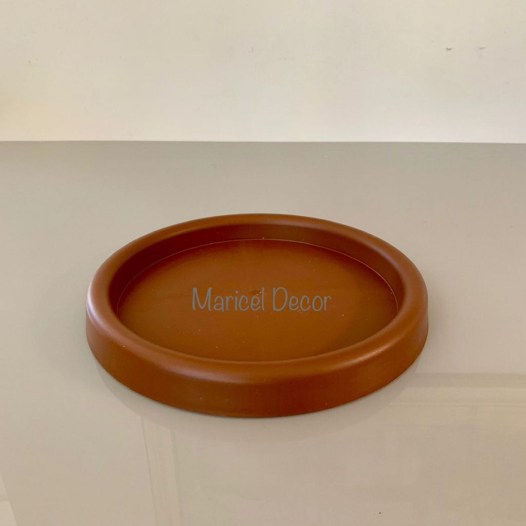 Prato Redondo para Vaso de Planta em Polietileno - P, M e G