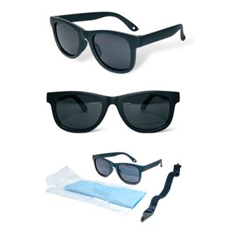 Óculos De Sol Infantil Dobrável Para Menina e Menino Com Flanela Polarizado UV400 em Oferta na Shopee