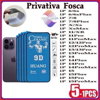 Película Privativa Fosca Anti-Spy Matte Cerâmica Hidrogel Todos modelos iPhone 11 12 13 14 15 em Oferta na Shopee