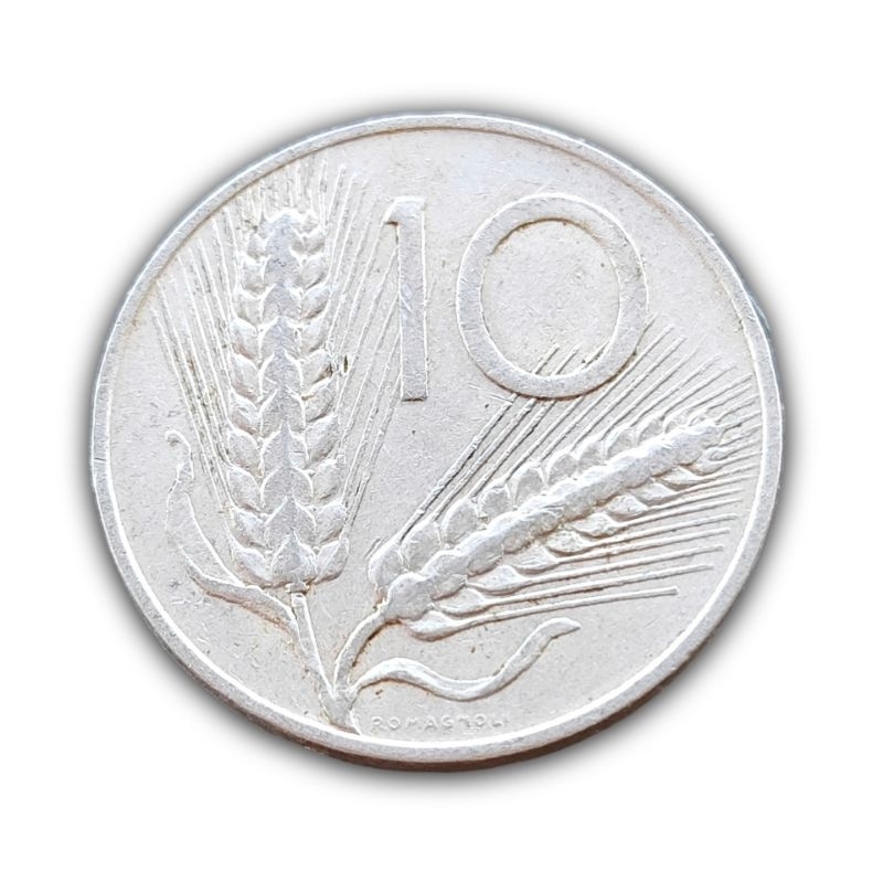 Moeda 10 Liras 1953 Itália