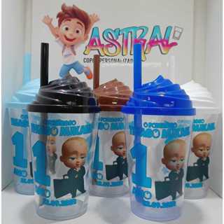 KIT COPO TWISTER PERSONALIZADO 300ML PODEROSO CHEFINHO (TAMPA CHANTILLY) em Oferta na Shopee