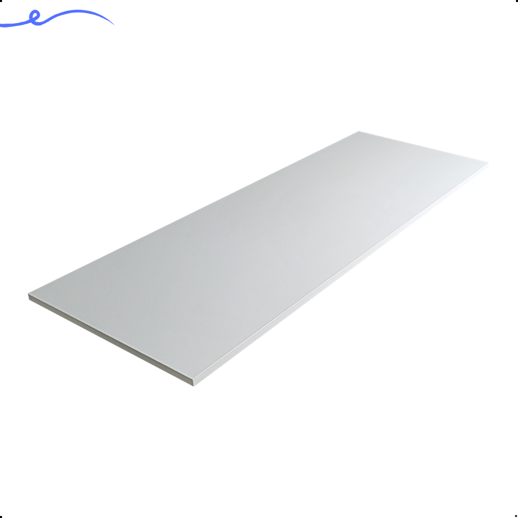 1 Prateleira Branca 100X40 Tampo Tabua Mdf Organizadora Decoração Cozinha Quarto Banheiro Sala