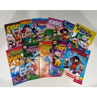 Kit Gibis Turma Da Monica Quadrinhos Variados Novos Chico Bento Cascão Cebolinha S Repetição Original Mauricio De Sousa em Oferta na Shopee