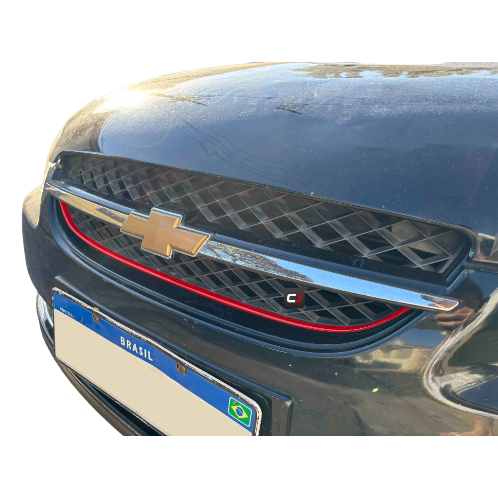 Aplique Friso Vermelho sport grade corsa classic 2011-2017 em Oferta na Shopee